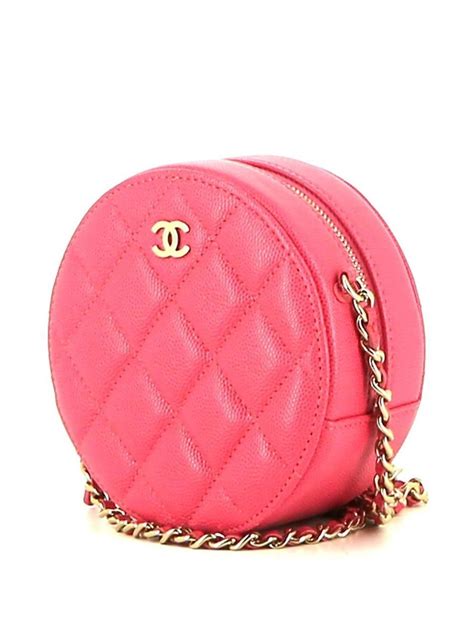 round bag chanel|pre owned chanel handbag.